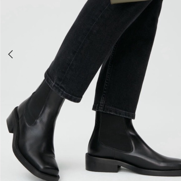 Ganni Shoes - Ganni Square Toe Chelsea Boots (40)